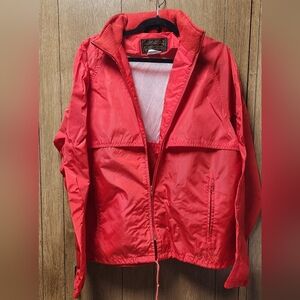 Vintage Eddie Bauer Mens medium red windbreaker jacket